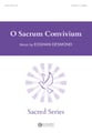 O Sacrum Convivium SATB choral sheet music cover